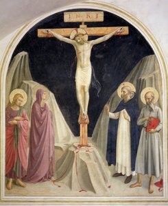 The Crucifixion, with Saints Dominic and Jerome